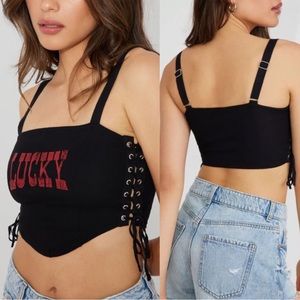 Lucky Corset Crop